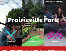 Tablet Screenshot of prairievillepark.com